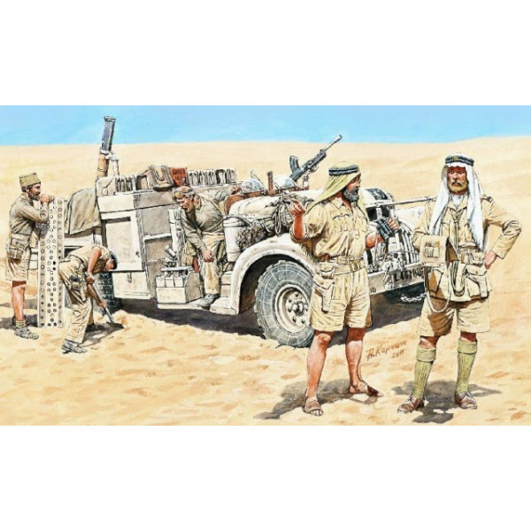 LRDG в Північній Африці 1/35 MasterBox 3598