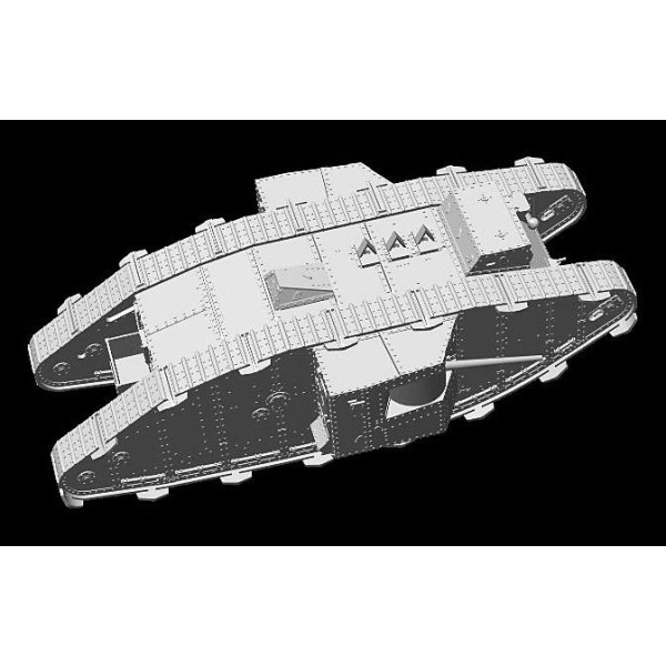 MK II "Male" British Tank, Arras Battle period, 1917  1/72 MasterBox 72005