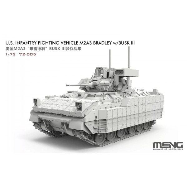 M2A3 Bradley With Busk III - U.S. Infantry Fighting Vehicle 1/72 Meng model 72005
