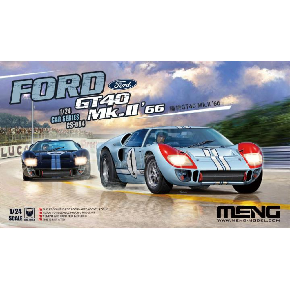 Ford GT40 Mk.II‘ 66  1/24 Meng model CS-004