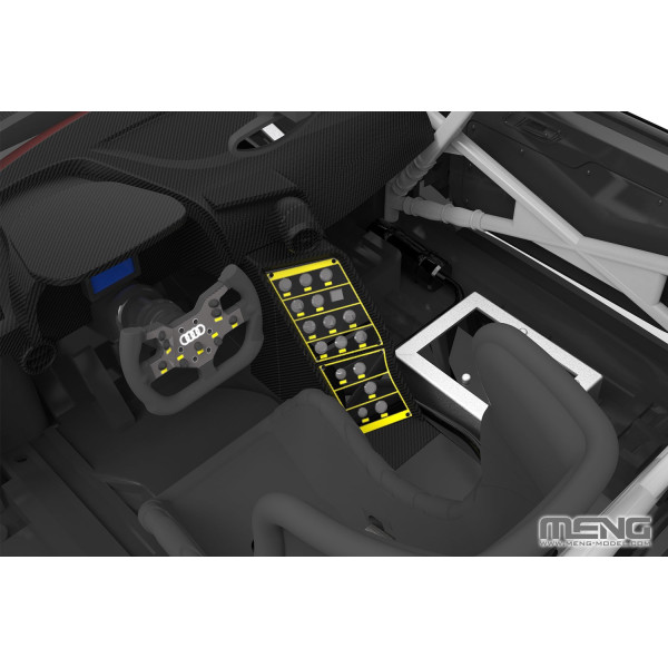 Audi R8 LMS EVA RT Test Type 1 1/24 Meng model CS-008
