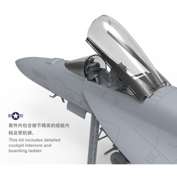 Boeing F / A-18E Super Hornet  1/48  Meng model ls-012 