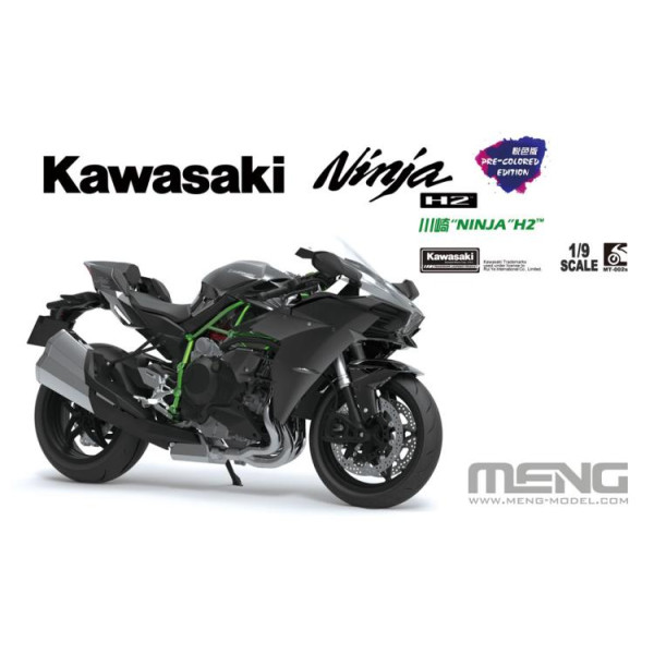 Kawasaki Ninja H2 1/9 Meng model MT-002S