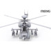 American attack helicopter Boeing AH-64D Apache Longbow  1/35  Meng model Qs-004