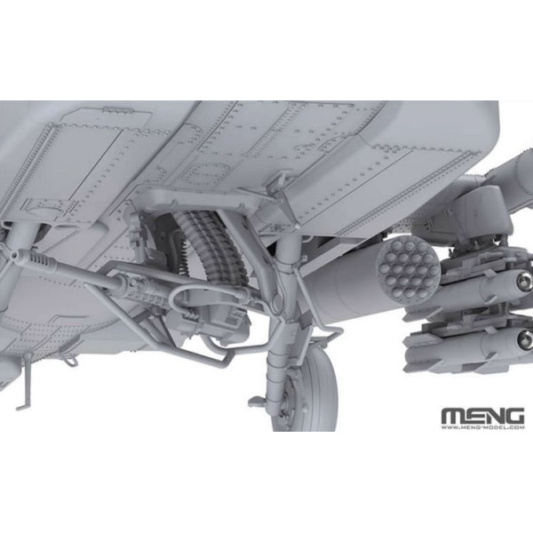 American attack helicopter Boeing AH-64D Apache Longbow  1/35  Meng model Qs-004