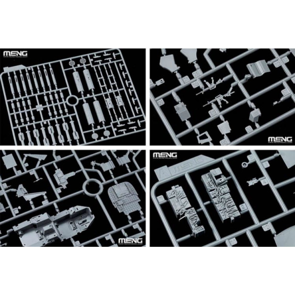 American attack helicopter Boeing AH-64D Apache Longbow  1/35  Meng model Qs-004