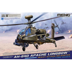 American attack helicopter Boeing AH-64D Apache Longbow  1/35  Meng model Qs-004