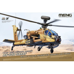 Attack helicopter AH-64D Saraf (Israeli Air Force) 1/35 Meng model Qs-005