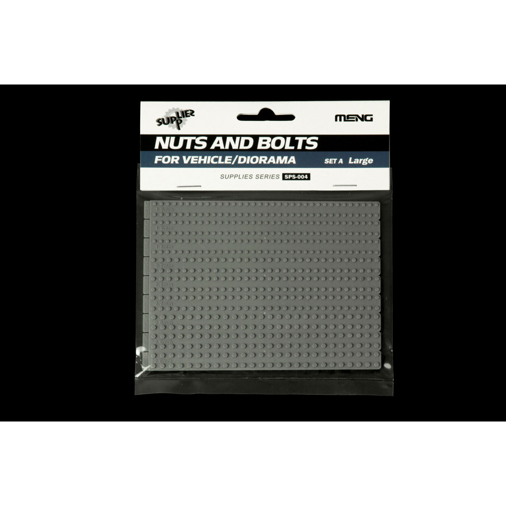 Large nuts and bolts 1/35 Meng model sps-004 Large nuts and bolts 1/35 Meng model sps-004