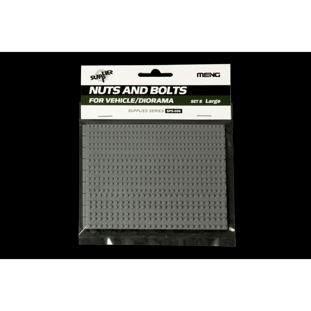 Large nuts and bolts 1/35 Meng model sps-006 Large nuts and bolts 1/35 Meng model sps-006
