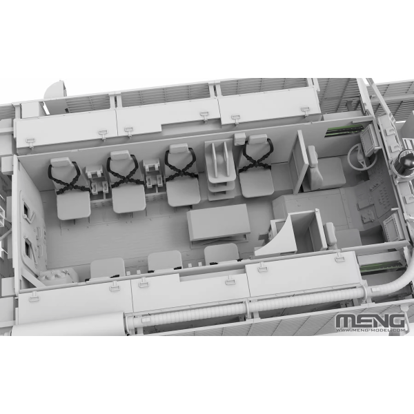 Mastiff 2 6x6 British MRAP Class Armored Car 1/35 Meng Model ss-012