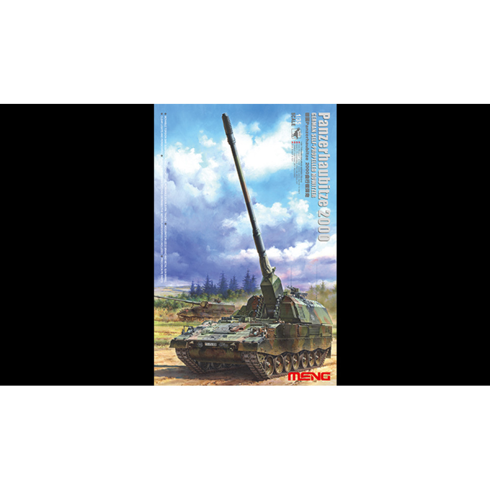 Panzerhaubitze 2000 German Self-Propelled Howitzer  1/35 Meng Model  ts-012