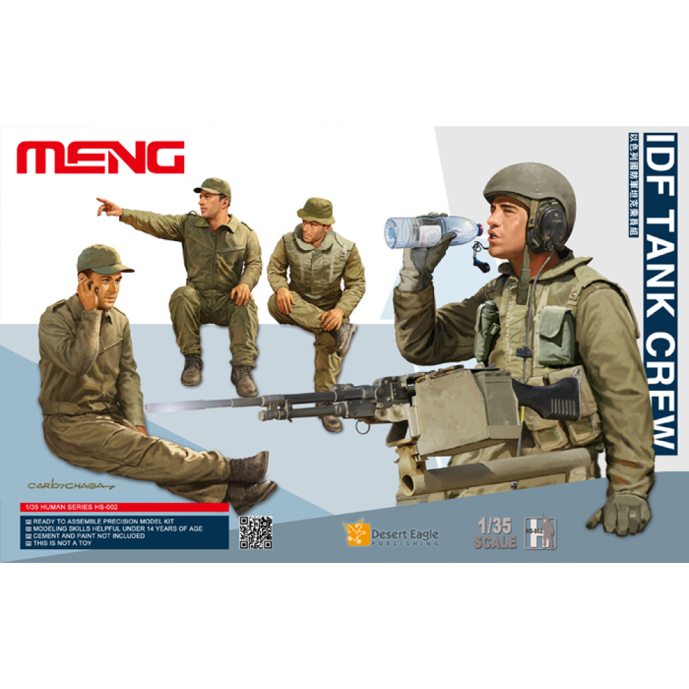 IDF Tank Crew 1/35 Meng Model hs-002 IDF Tank Crew 1/35 Meng Model hs-002