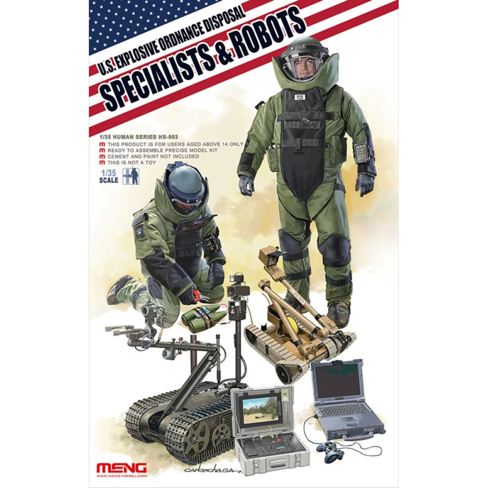 Specialists & Robots  1/35 Meng Model  hs-003