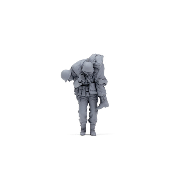 Battlefield Rescue (Resin Figure Set of 2)   1/35 Meng Model  hs-008