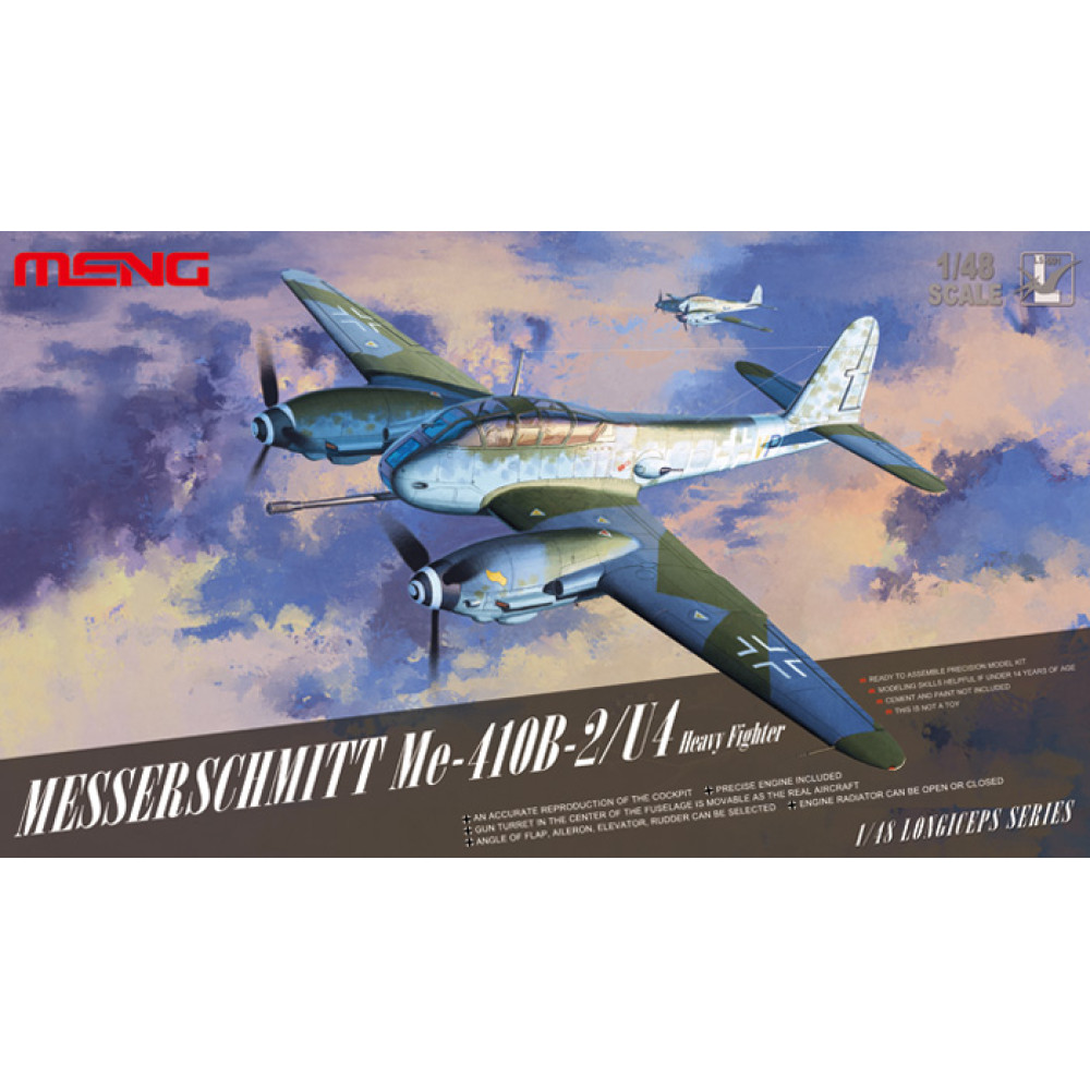 Messerschmitt Me 410B-2/U4 heavy fighter  1/48  Meng model ls-001