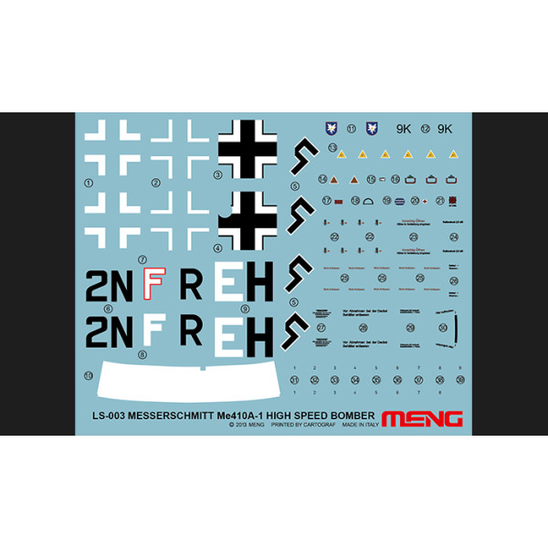 Messerschmitt Me 410A-1 High Speed Bomber  1/48  Meng model ls-003
