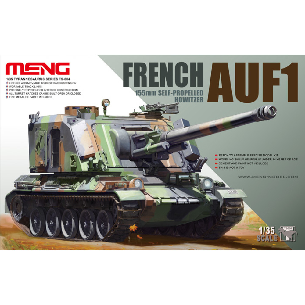 French AUF1 155mm Self-Propelled Howitzer   1/35 Meng Model  ts-004