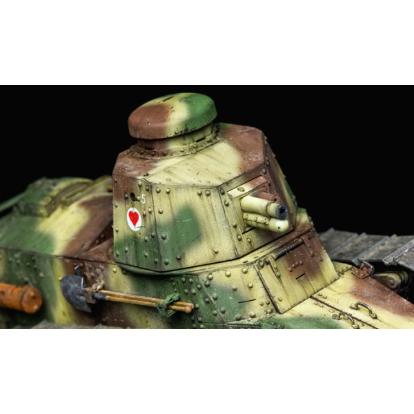 France FT-17 Light Tank (Riveting octagonal turret)   1/35 Meng Model  ts-011
