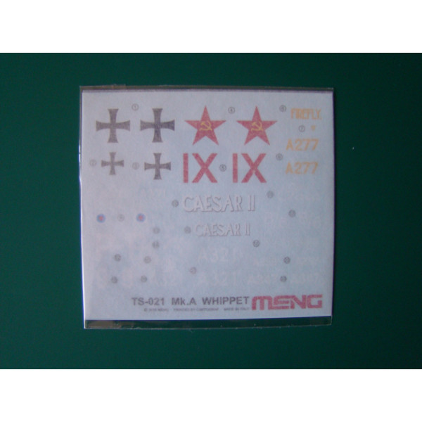 British Medium Tank Mk.A Whippet  1/35 Meng Model  ts-021