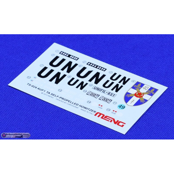 French AUF1 TA 155mm Self-Propelled Howitzer  1/35 Meng Model  ts-024