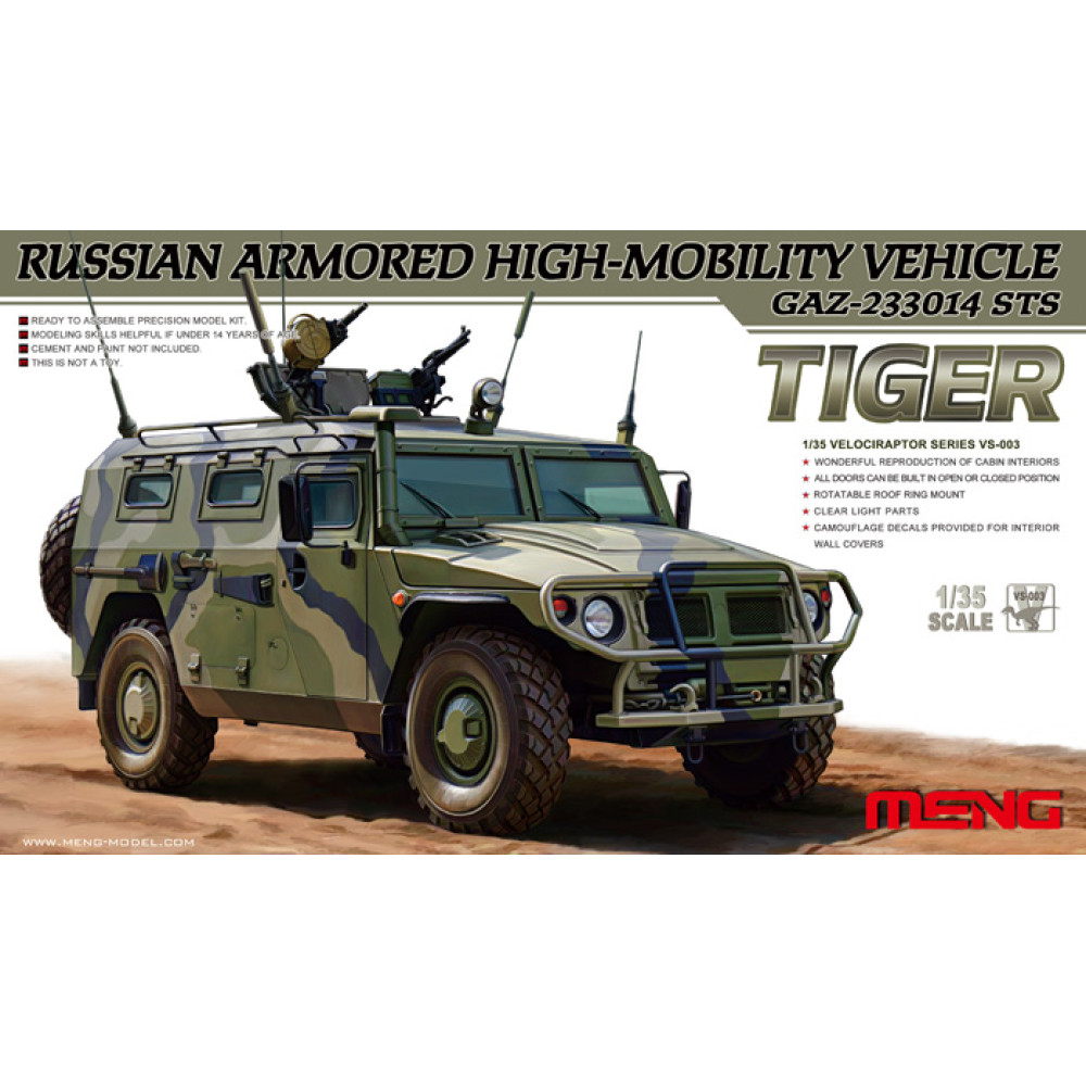 Russia GAZ-233014 STS Tiger 1/35 Meng model vs-003