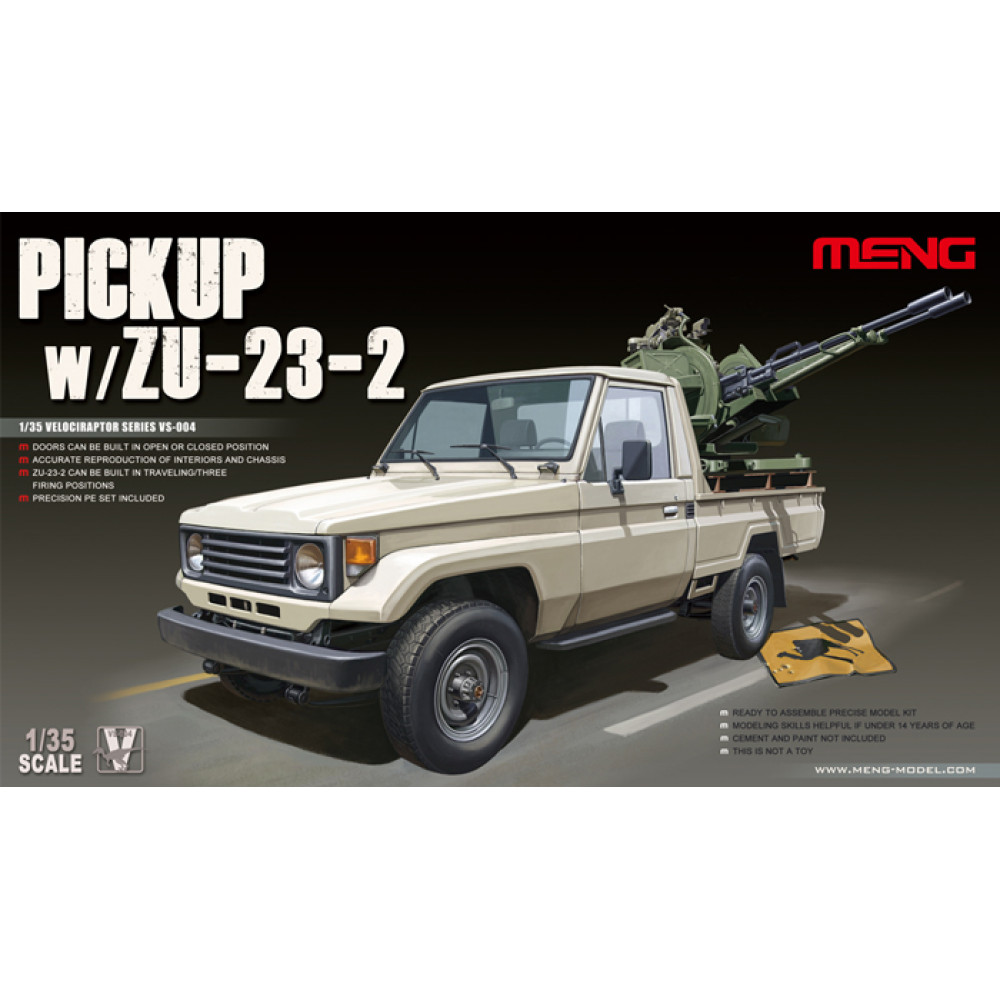 Pick Up w/ZU-23-2 1/35 Meng model vs-004
