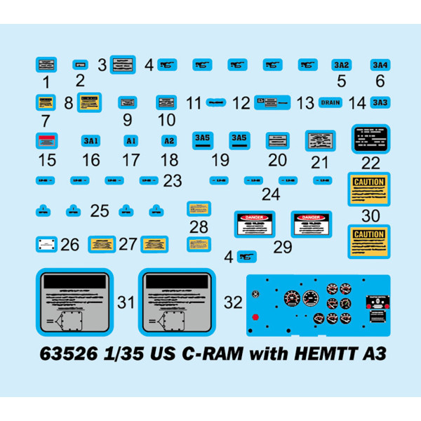 US C-RAM With HEMTT A3  1/35 I Love Kit 63526