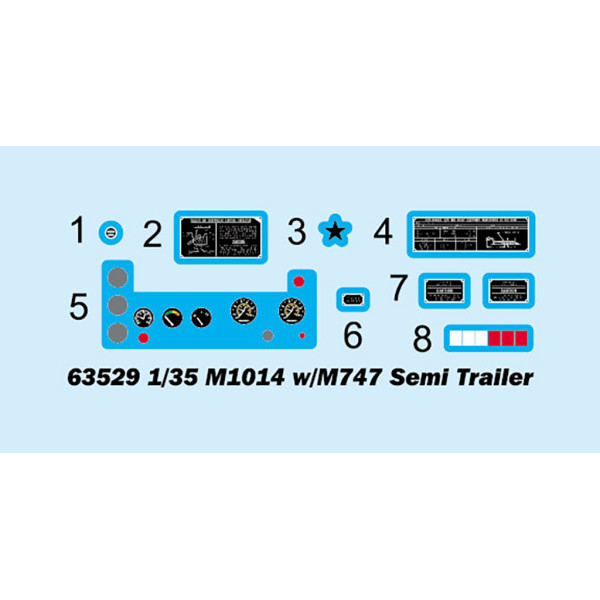 M1014 W/M747 Semi Trailer 1/35 I Love Kit 63529