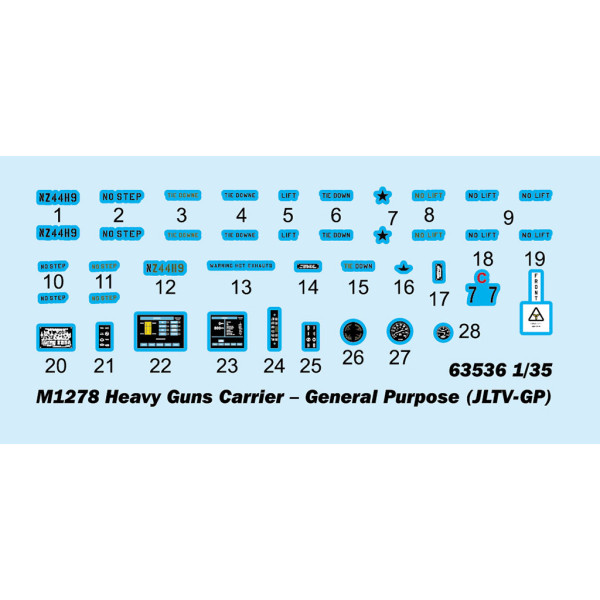 M1278 Heavy Guns Carrier – General Purpose (JLTV-GP) 1/35 I Love Kit 63536