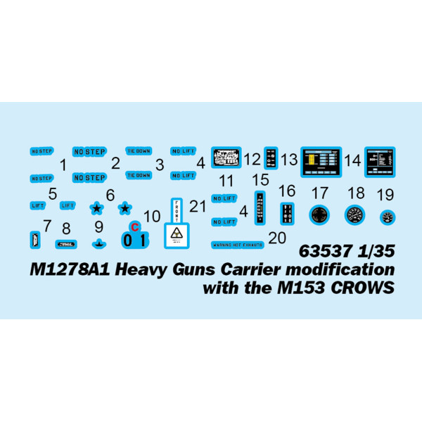 M1278A1 Heavy Guns Carrier Modification With The M153 CROWS 1/35 I Love Kit 63537