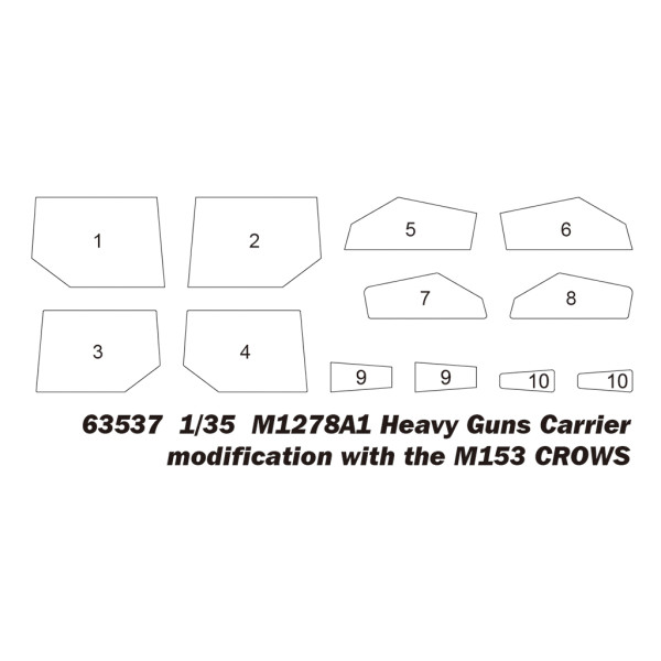 M1278A1 Heavy Guns Carrier Modification With The M153 CROWS 1/35 I Love Kit 63537