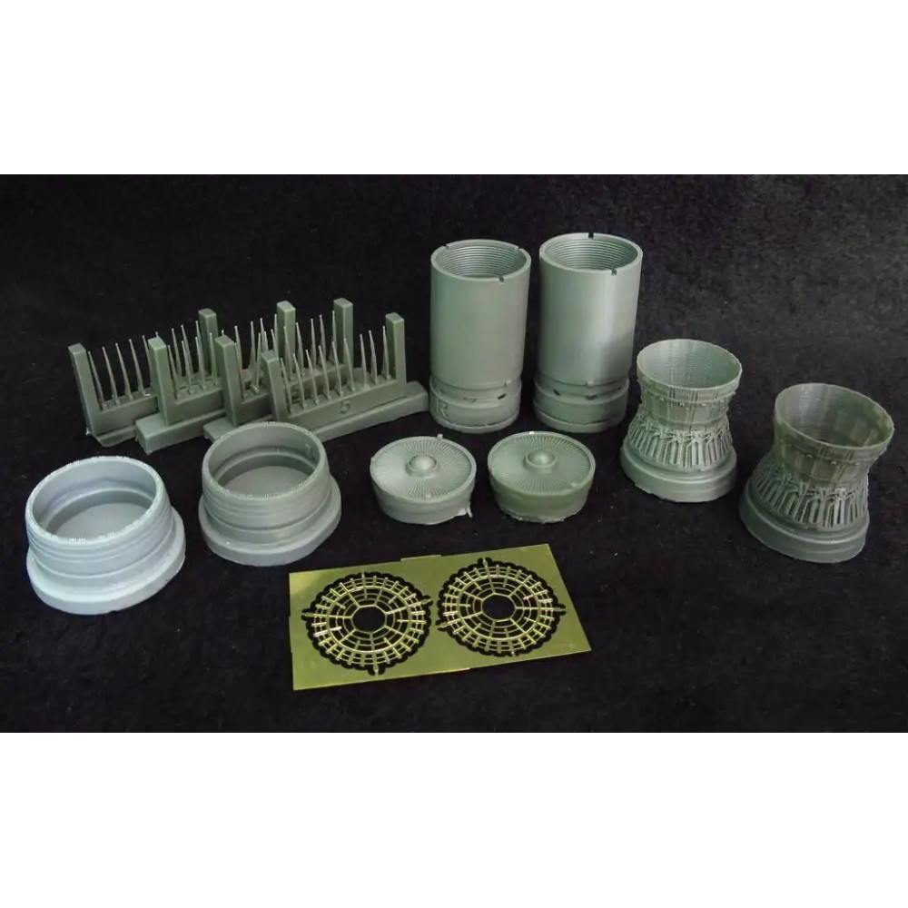 Jet nozzles for F-15 (open) 1/48 METALLIC DETAILS MDR4827