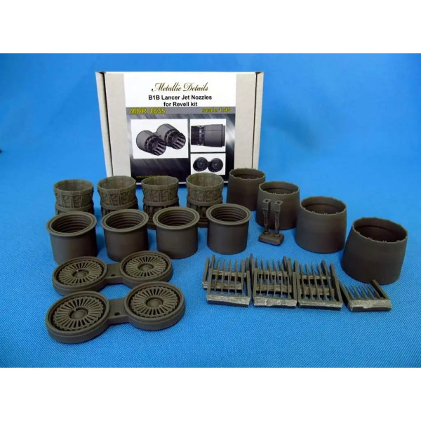 B-1B Lancer. Jet nozzles 1/48 METALLIC DETAILS MDR4835