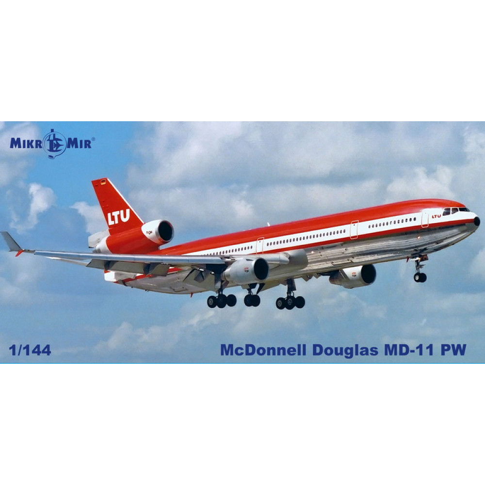 McDonnell Douglas MD-11 with Pratt & Whitney engines  1/144 Mikro-Mir 144-036  