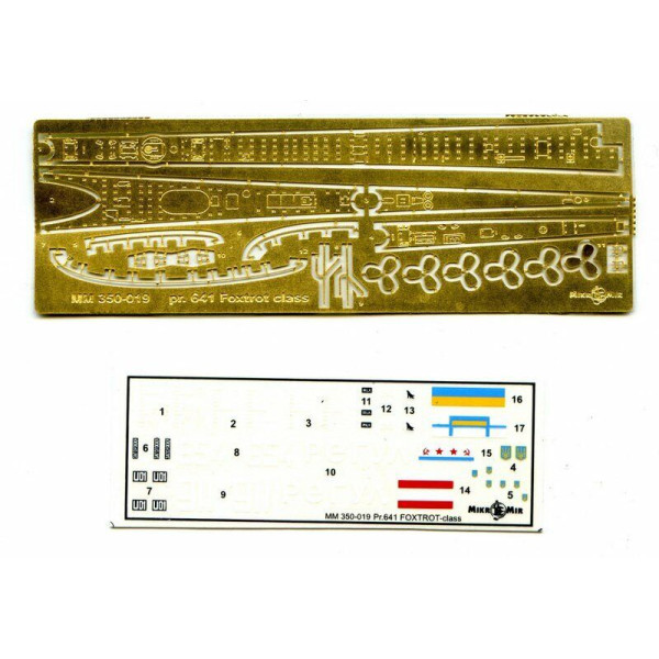 Ukrainian Navy submarine  "Zaporizhzhia" (Project 641) 1/350 Mikro-mir 350-019