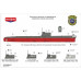 Ukrainian Navy submarine  "Zaporizhzhia" (Project 641) 1/350 Mikro-mir 350-019