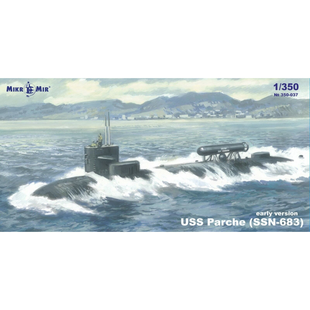 USN Nuclear Powered Attack Submarine SSN-683 «Parche» 1/350 Mikro-mir 350-037