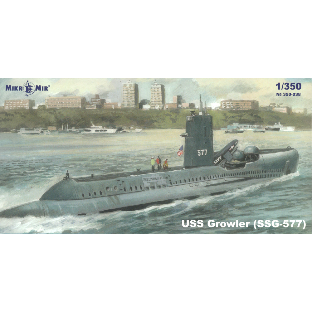  Submarine USS Growler (SSG-577) 1/350 Mikro-mir 350038