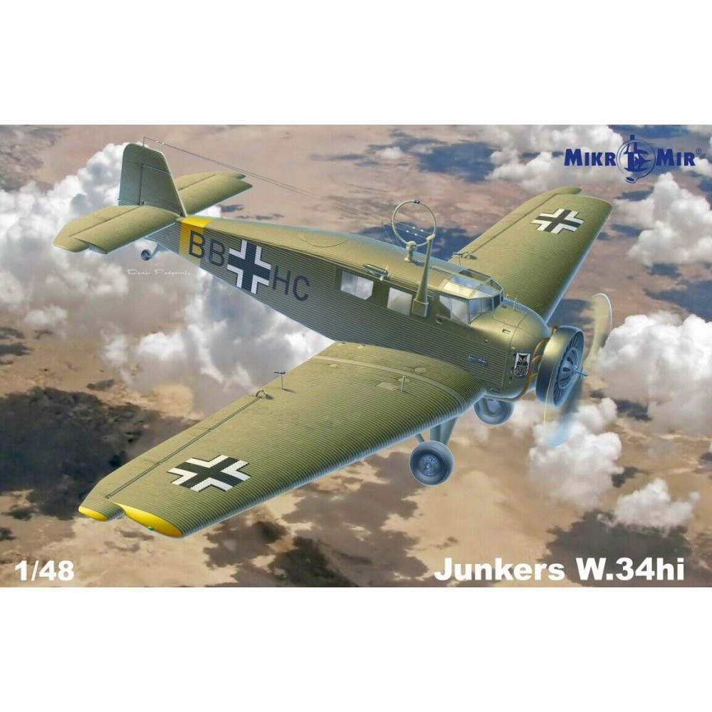 Junkers W.34hi  1/48 Mikro-Mir 48-019