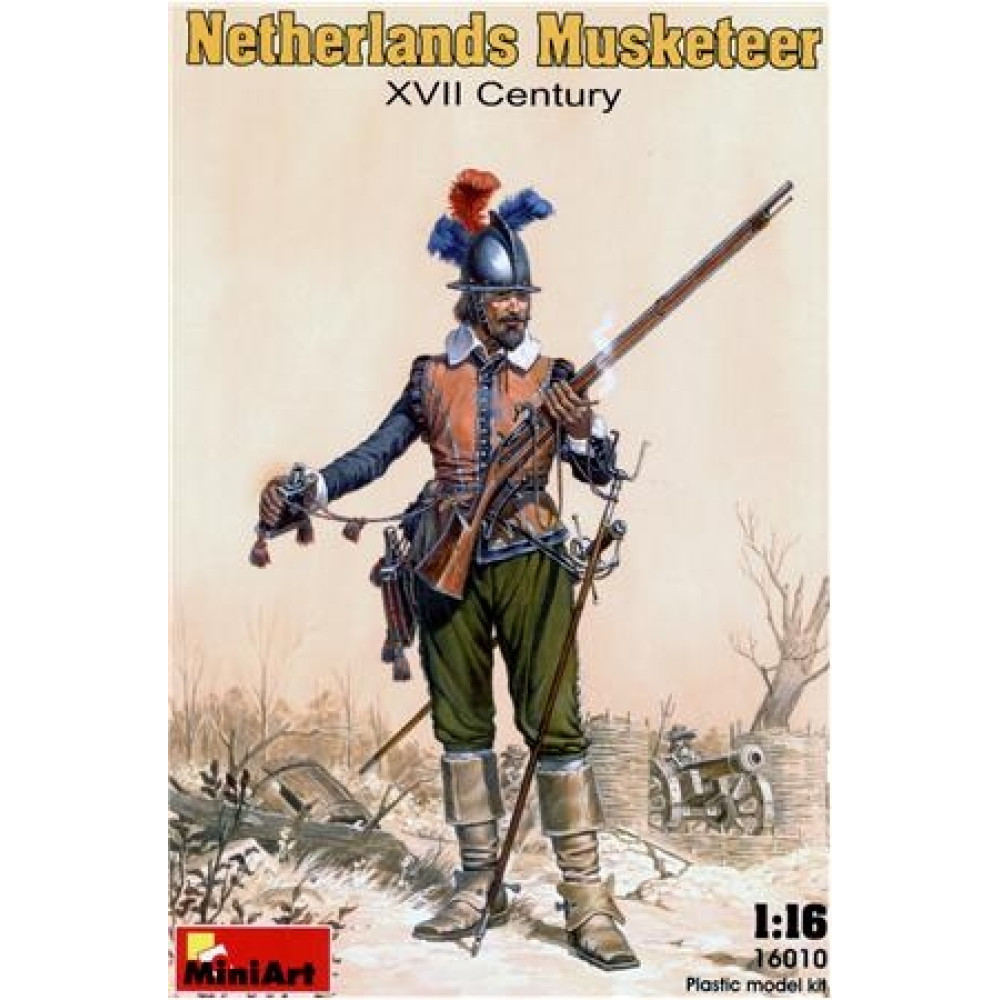 Нідерландський мушкетер. XVII ст. 1/16 MiniArt 16010