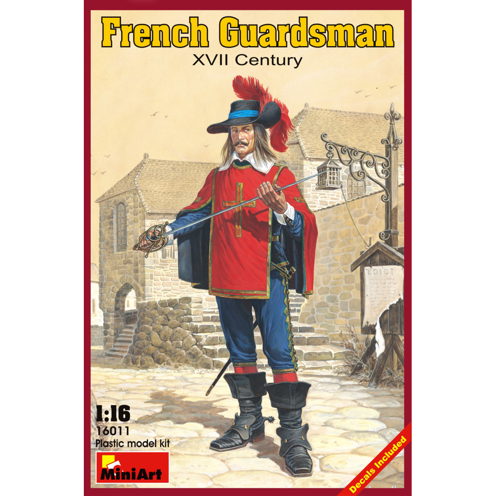 French guardsman XVII century  1/16 MiniArt 16011