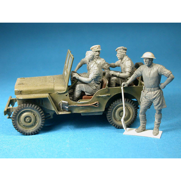 Британський екіпаж джипа 1/35 MiniArt 35051