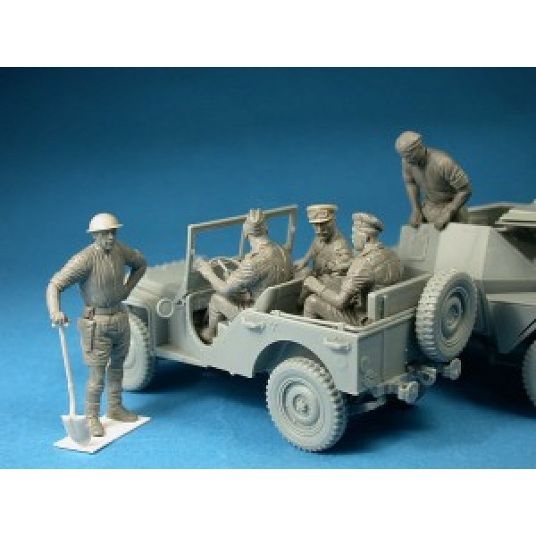 Британський екіпаж джипа 1/35 MiniArt 35051