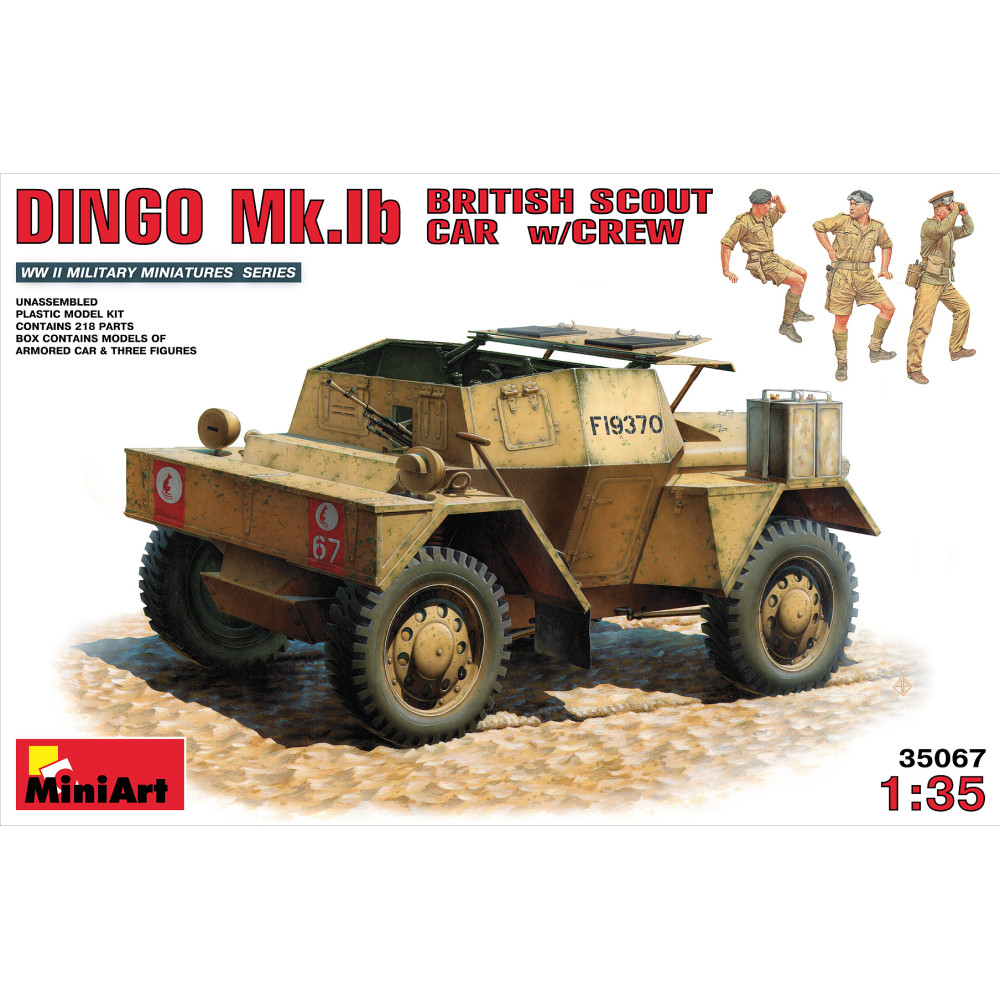 ДІНГО Мк.1Б Британський бронеавтомобіль з екіпажем 1/35 MiniArt 35067