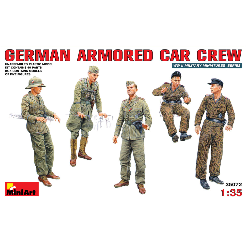 German Armored Car Crew 1/35 MiniArt 35072