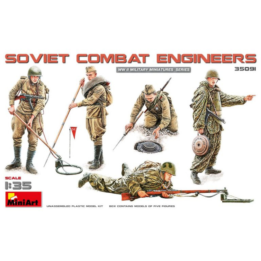 Soviet Combat Engineers 1/35 MiniArt 35091