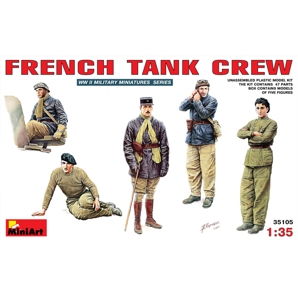 Французький танковий екіпаж 1/35 MiniArt 35105
