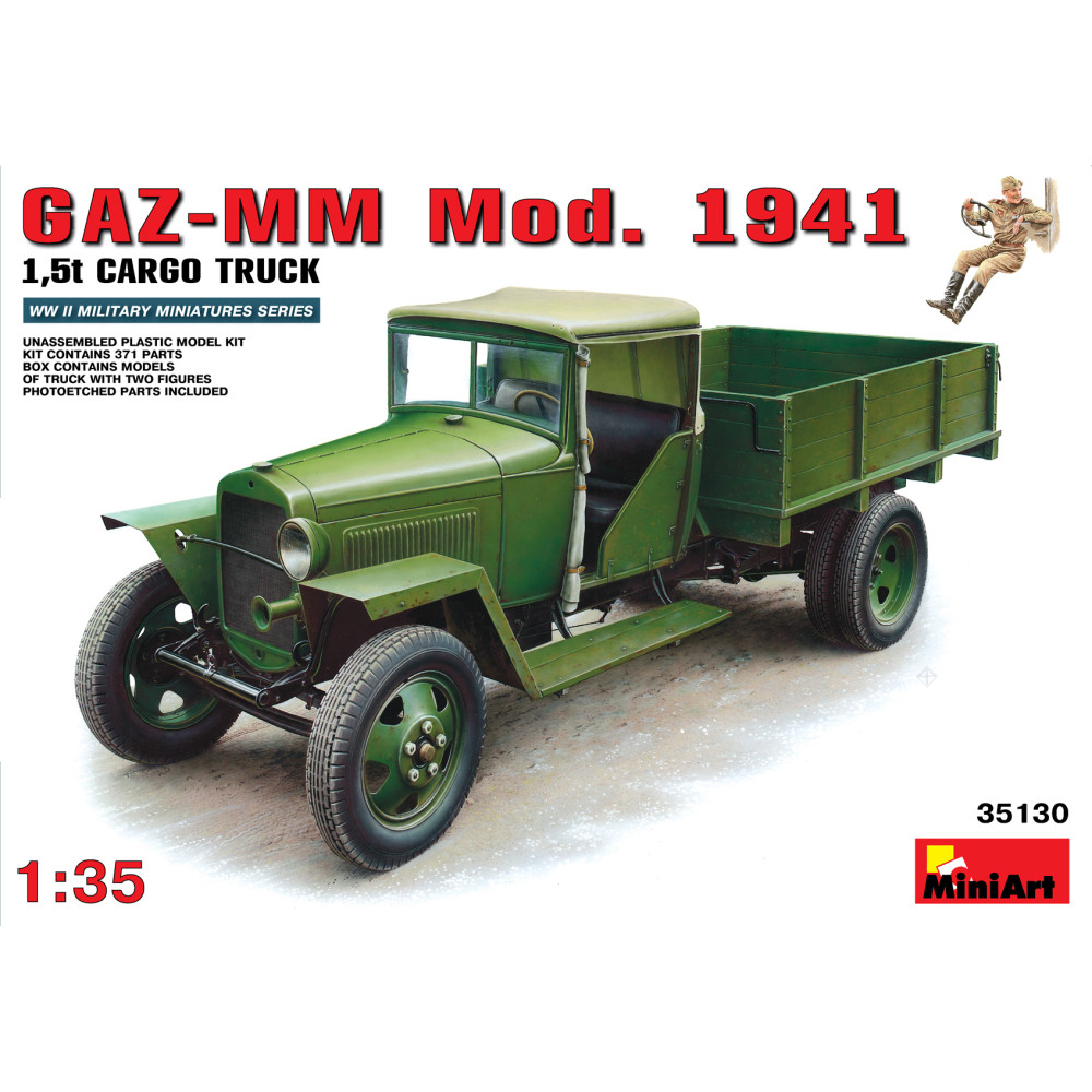 Вантажний автомобіль ГАЗ - ММ Зразка 1941 р 1/35 MiniArt 35130