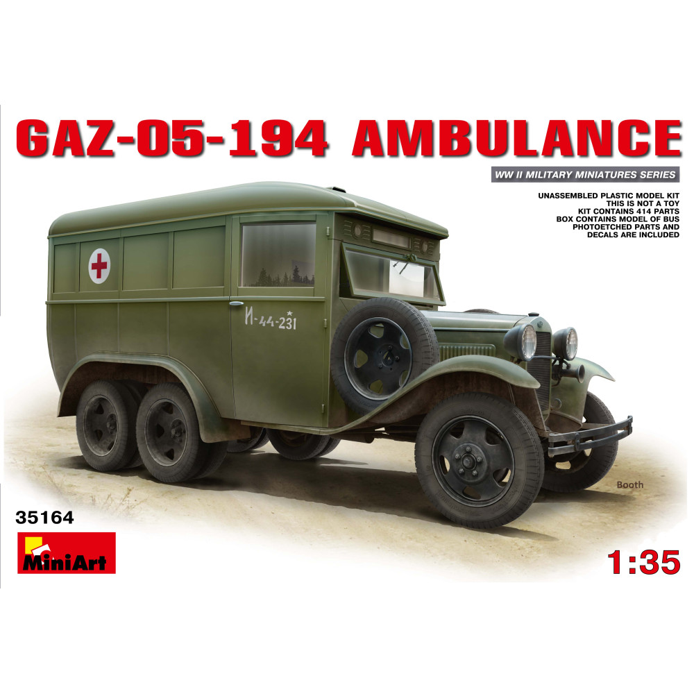 Збірна модель ГАЗ 05-194 санітарний 1/35 MiniArt 35164